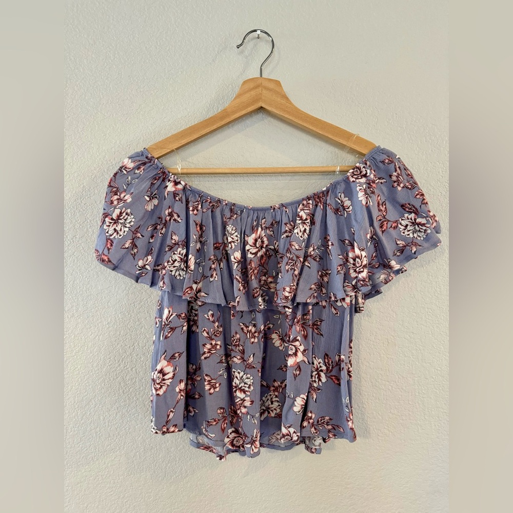 Noa Elle Floral Off-Shoulder Top